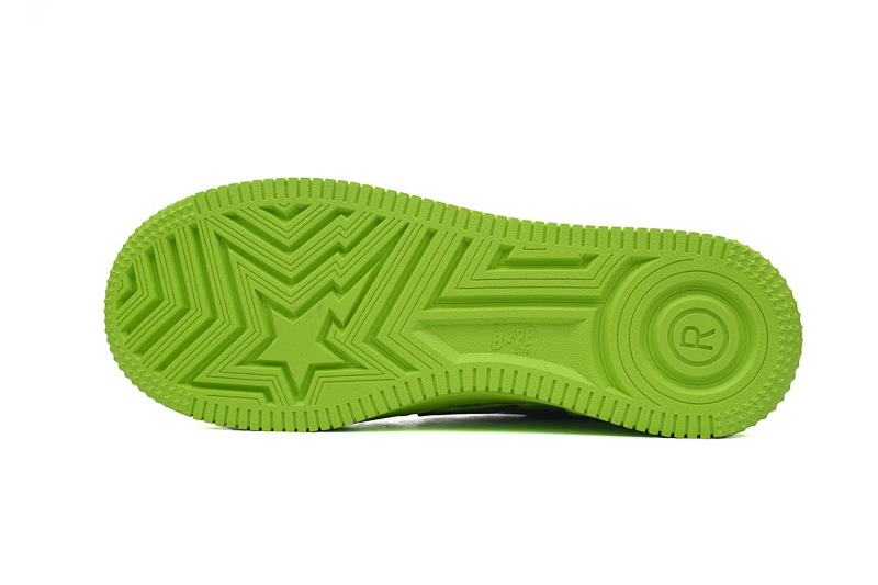 【AD1BP】绿镜黑勾 跑量款芭比猿猴低帮板鞋 1H70-101-001 A BATHING APE Bape STA