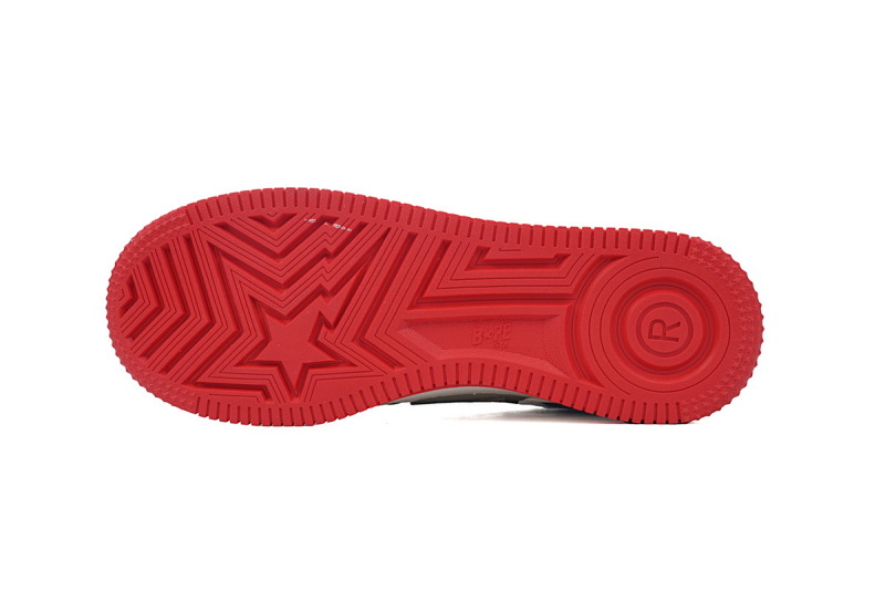 【AD1BP】熊宝宝 跑量款芭比猿猴低帮板鞋 0607FS-001 Kanye West x A BATHING APE BapeSTA