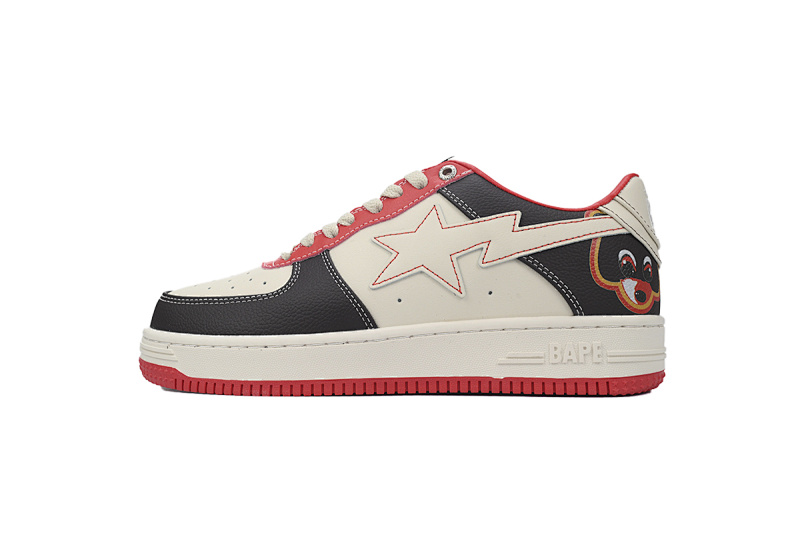 【AD1BP】熊宝宝 跑量款芭比猿猴低帮板鞋 0607FS-001 Kanye West x A BATHING APE BapeSTA