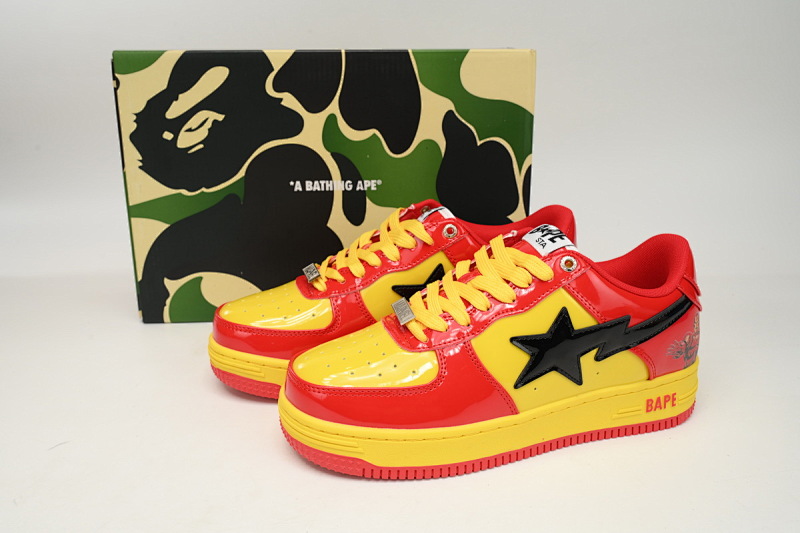 【AD1BP】钢铁侠 跑量款芭比猿猴漫威系列低帮板鞋 1I73-291-902 A Bathing Ape Bape Sta Low Lron Man