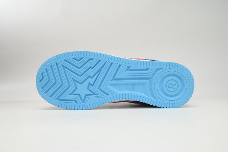 【AD1BP】美国队长 跑量款芭比猿猴漫威系列低帮板鞋 1I73-291-903 A Bathing Ape Bape Sta Low Captain America