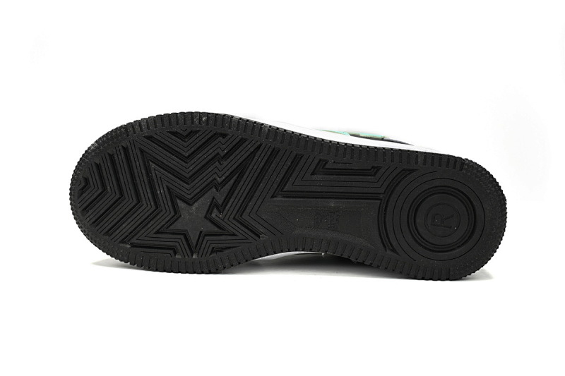 【AD1BP】灰黑绿色-12 跑量款芭比猿猴低帮板鞋 1H70-191-002 A Bathing Ape Bape Sta Low Grey Black Green