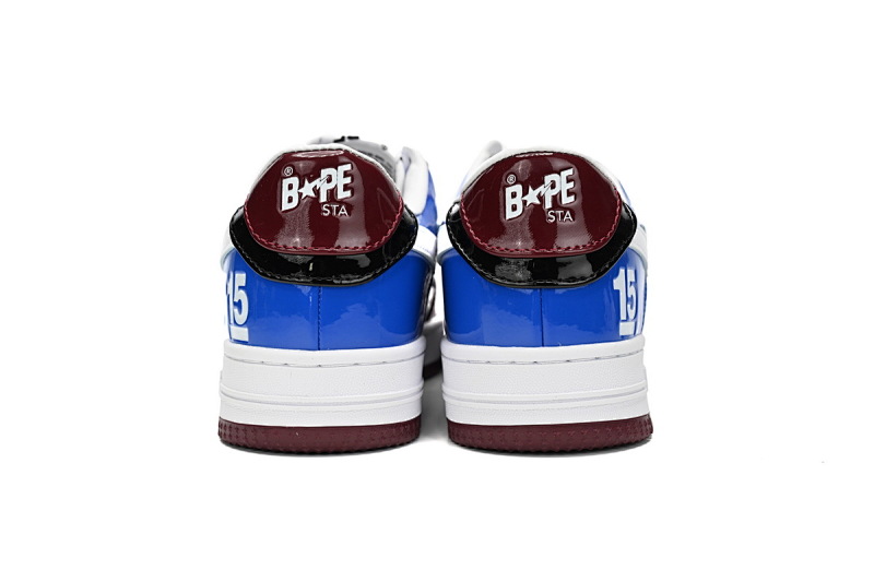 【AD1BP】白酒红蓝-53 跑量款芭比猿猴低帮板鞋 1H22-191-027 A Bathing Ape Bape Sta Low Baijiu red blue