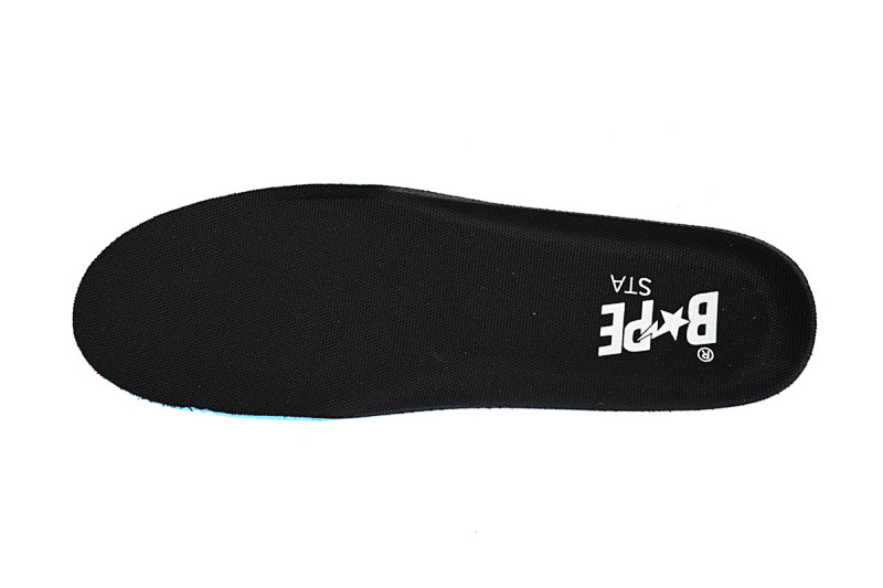 【AD1BP】黑白鲨鱼-51 跑量款芭比猿猴低帮板鞋 1H30-191-009 A Bathing Ape Bape Sta Low Black and White Shark