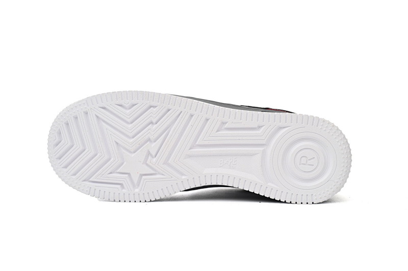 【AD1BP】酒红灰-52 跑量款芭比猿猴低帮板鞋 1180-191-0096 A Bathing Ape Bape Sta Low Sprinkle Red