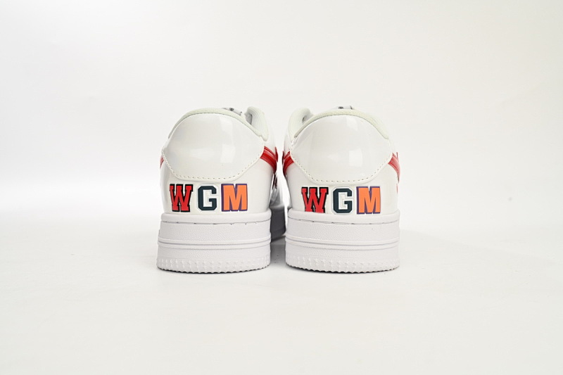 【AD1BP】白鲨鱼-46 跑量款芭比猿猴低帮板鞋 1F70-191-004 A Bathing Ape Bape Sta Low  White Shark