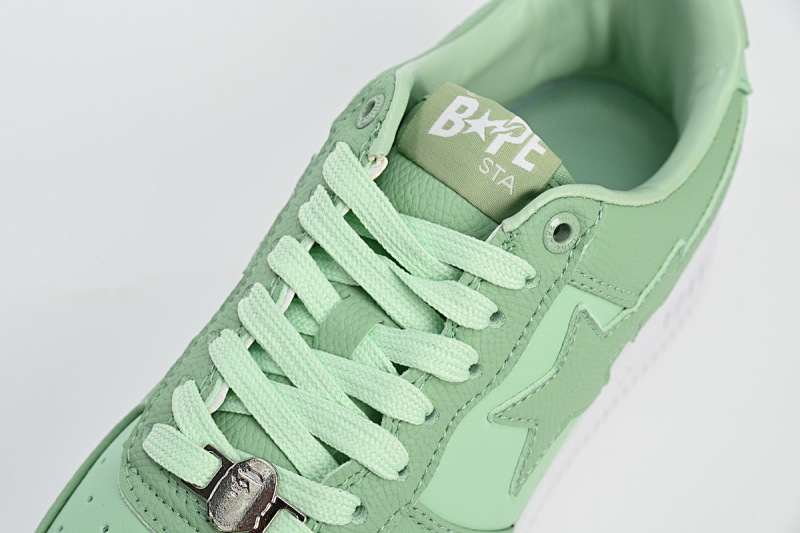 【AD1BP】苹果绿 跑量款芭比猿猴低帮板鞋 0ZXSH M191 006K A Bathing Ape Bape Sta Low Apple Green