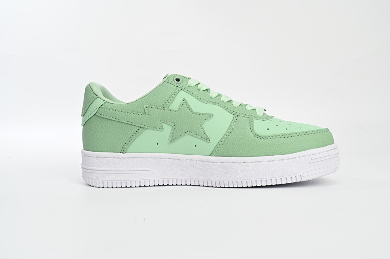 【AD1BP】苹果绿 跑量款芭比猿猴低帮板鞋 0ZXSH M191 006K A Bathing Ape Bape Sta Low Apple Green