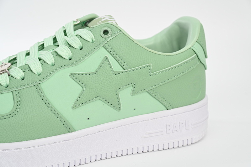 【AD1BP】苹果绿 跑量款芭比猿猴低帮板鞋 0ZXSH M191 006K A Bathing Ape Bape Sta Low Apple Green