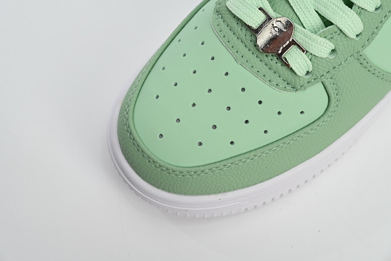 【AD1BP】苹果绿 跑量款芭比猿猴低帮板鞋 0ZXSH M191 006K A Bathing Ape Bape Sta Low Apple Green