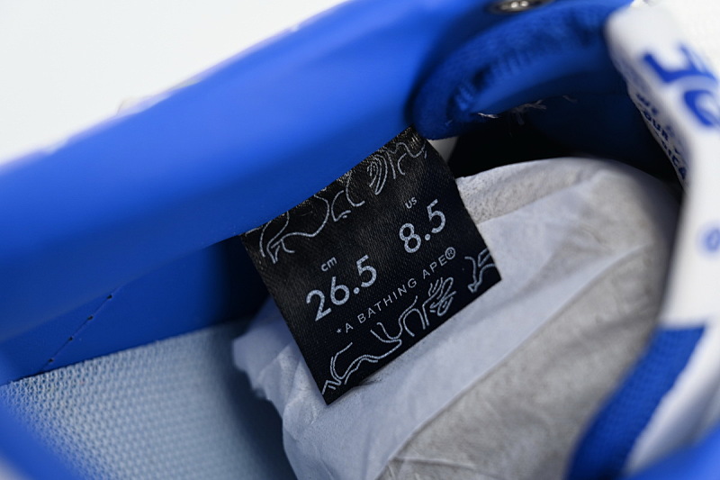 【AD1BP】兰色彩喷-38 跑量款芭比猿猴低帮板鞋 1H73 191 913 A Bathing Ape Bape Sta Low Black Blue Color Spray Painting