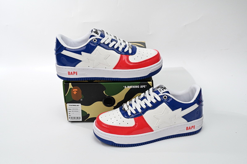 【AD1BP】白红兰-37 跑量款芭比猿猴低帮板鞋 1180 191 004 A Bathing Ape Bape Sta Low Black Yellow Green White Red Orchi