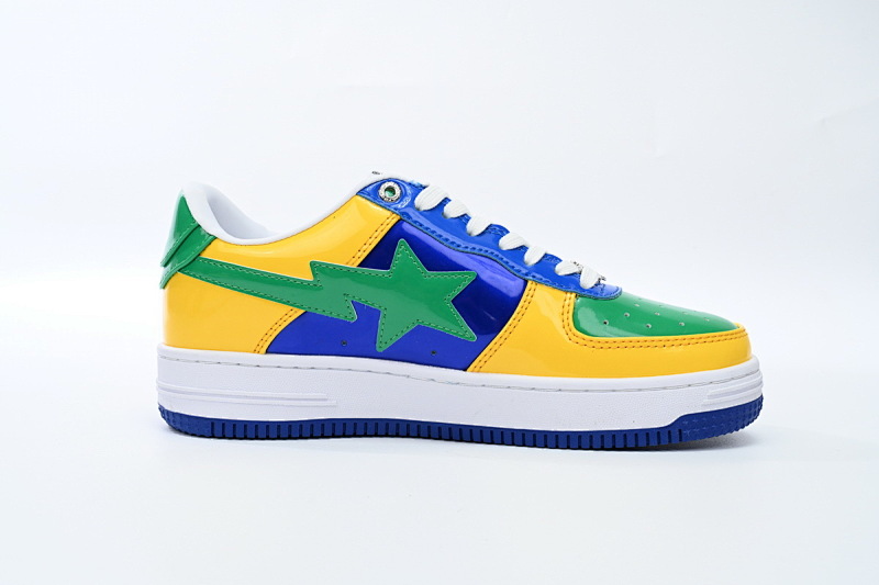 yupoo_298464_34bbeead.jpg 【AD1BP】黄绿兰-36 跑量款芭比猿猴低帮板鞋 1180 191 004 A Bathing Ape Bape Sta Low Black Yellow Green Orchid