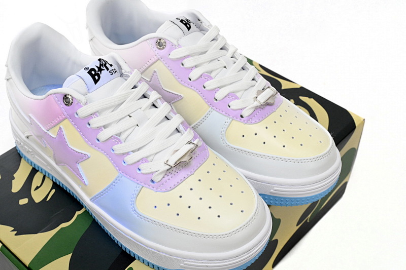 【AD1BP】热感应-35 跑量款芭比猿猴低帮板鞋 1180 191 009 A Bathing Ape Bape Sta Low Thermal Induc Tion