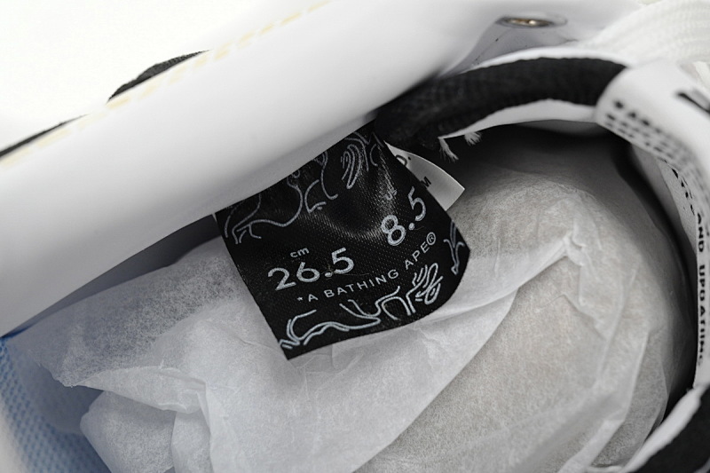 【AD1BP】白蛇皮纹-32 跑量款芭比猿猴低帮板鞋 1I80 191 009 A Bathing Ape Bape Sta Low White Snake Skin Pattern