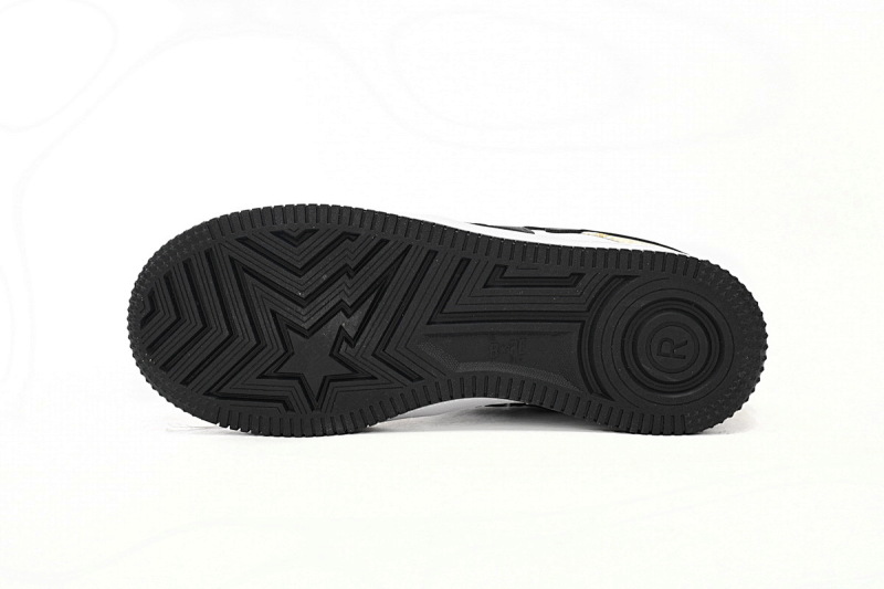 【AD1BP】白蛇皮纹-32 跑量款芭比猿猴低帮板鞋 1I80 191 009 A Bathing Ape Bape Sta Low White Snake Skin Pattern