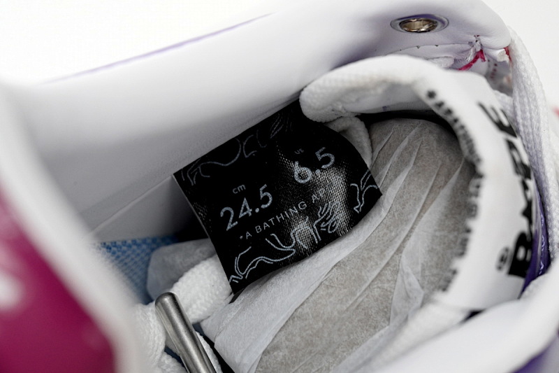 【AD1BP】紫色镜面-31 跑量款芭比猿猴低帮板鞋 1H20 191 046 A Bathing Ape Bape Sta Low Purple Mirror Surface