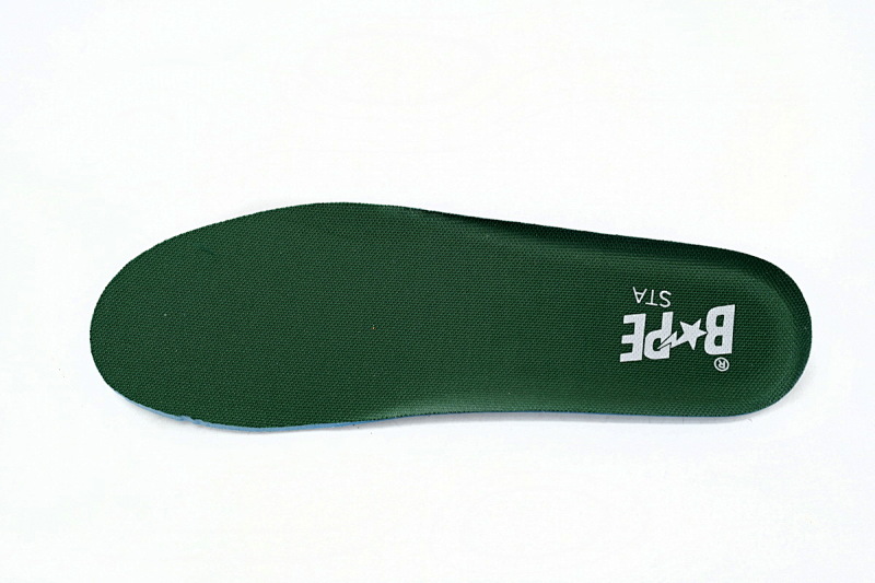 【AD1BP】白绿边 跑量款芭比猿猴低帮板鞋 1J30-191-017 A Bathing Ape Bape Sta Low White Green edge