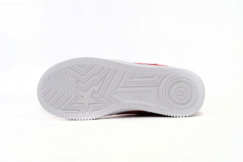 yupoo_298971_80efdeef.jpg 【AD1BP】粉红色 跑量款芭比猿猴低帮板鞋 1H2-019-1046 A Bathing Ape Bape Sta Low Pink Paint Leather