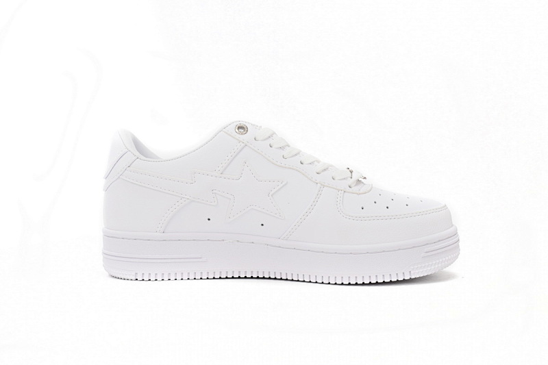 yupoo_299033_dae5e8ec.jpg 【AD1BP】全白 跑量款芭比猿猴低帮板鞋 1H70-191-006 A Bathing Ape Bape Sta Low White