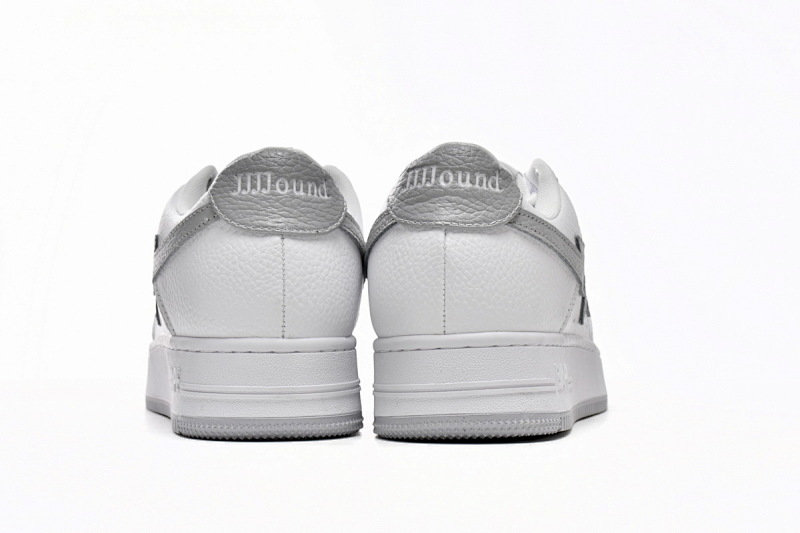 【AD1BP】白灰勾 跑量款芭比猿猴低帮板鞋 1H73-191-921 A Bathing Ape Bape Sta Low White Grey