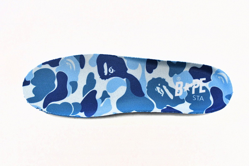【AD1BP】白蓝迷彩-6 跑量款芭比猿猴低帮板鞋 1H20-191-045 A Bathing Ape Bape Sta Low White Blue Camouflage