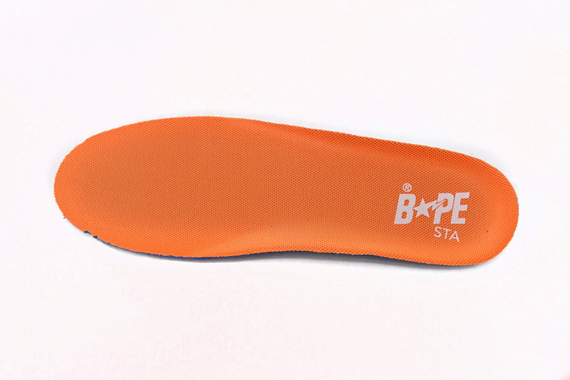 【AD1BP】白橙镜面 跑量款芭比猿猴低帮板鞋 1H70-191-001 A Bathing Ape Bape Sta Low White Orange