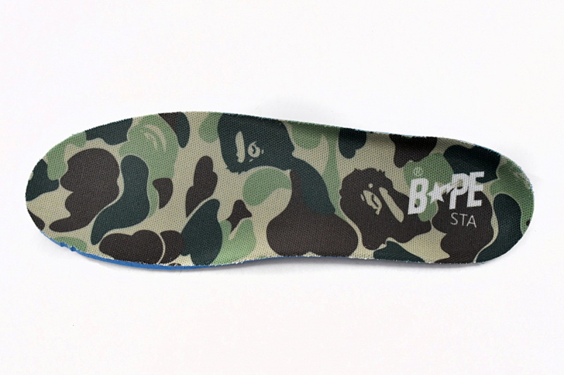 【AD1BP】白绿迷彩 跑量款芭比猿猴低帮板鞋 1H20-191-045 A Bathing Ape Bape Sta Low White Green Camouflage