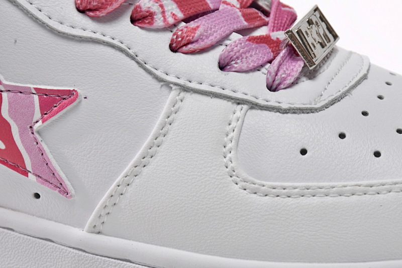 【AD1BP】白红迷彩 跑量款芭比猿猴低帮板鞋 1H20-191-045 A Bathing Ape Bape Sta Low White Red Camouflage
