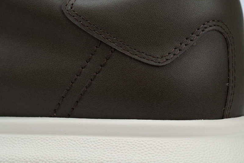 【CH1MK】新款黑白 麦昆头层皮女神专属夏季小白鞋 2024ss 新款 Alexander McQueen Sneaker Black and White