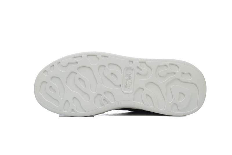 【CH1MK】新款黑白 麦昆头层皮女神专属夏季小白鞋 2024ss 新款 Alexander McQueen Sneaker Black and White