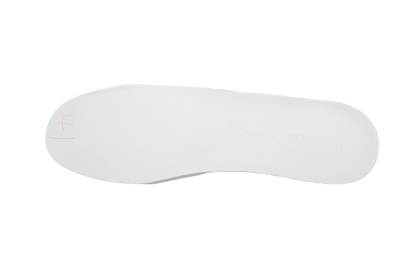 【CH1MK】灰石头纹 麦昆头层皮女神专属夏季小白鞋 Alexander McQueen Sneake White Gray