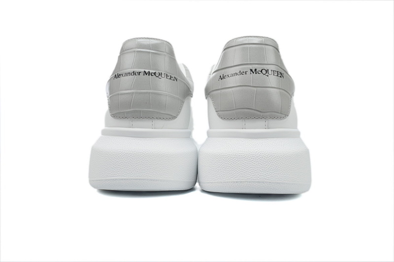 【CH1MK】灰石头纹 麦昆头层皮女神专属夏季小白鞋 Alexander McQueen Sneake White Gray