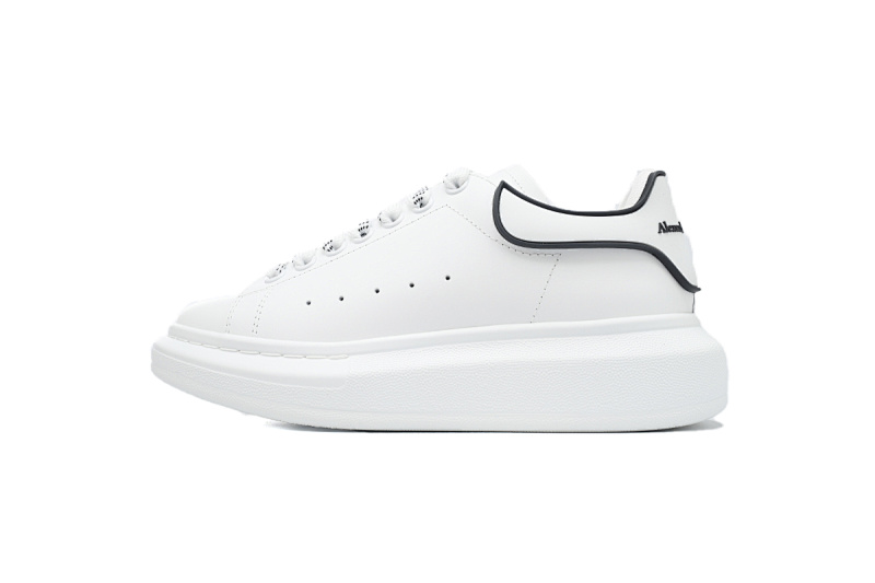 yupoo_299505_7a357e06.jpg 【CH1MK】白底黑边 麦昆头层皮女神专属夏季小白鞋 Alexander McQueen Sneake White Black