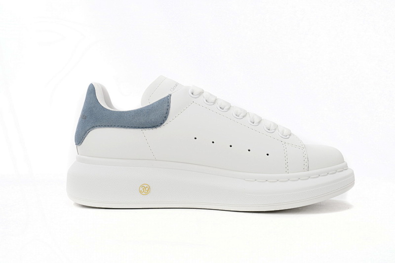 【CH1MK】雾霾蓝 麦昆头层皮女神专属夏季小白鞋 Alexander McQueen Sneaker Haze Blue