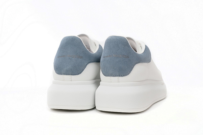 【CH1MK】雾霾蓝 麦昆头层皮女神专属夏季小白鞋 Alexander McQueen Sneaker Haze Blue