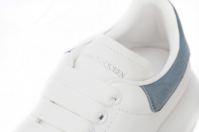 【CH1MK】雾霾蓝 麦昆头层皮女神专属夏季小白鞋 Alexander McQueen Sneaker Haze Blue