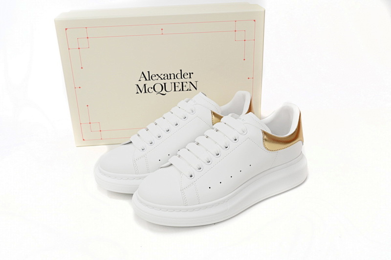【CH1MK】金尾 麦昆头层皮女神专属夏季小白鞋 Alexander McQueen Sneaker Golden Tail