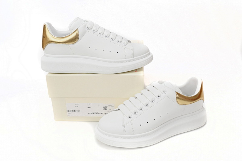 【CH1MK】金尾 麦昆头层皮女神专属夏季小白鞋 Alexander McQueen Sneaker Golden Tail