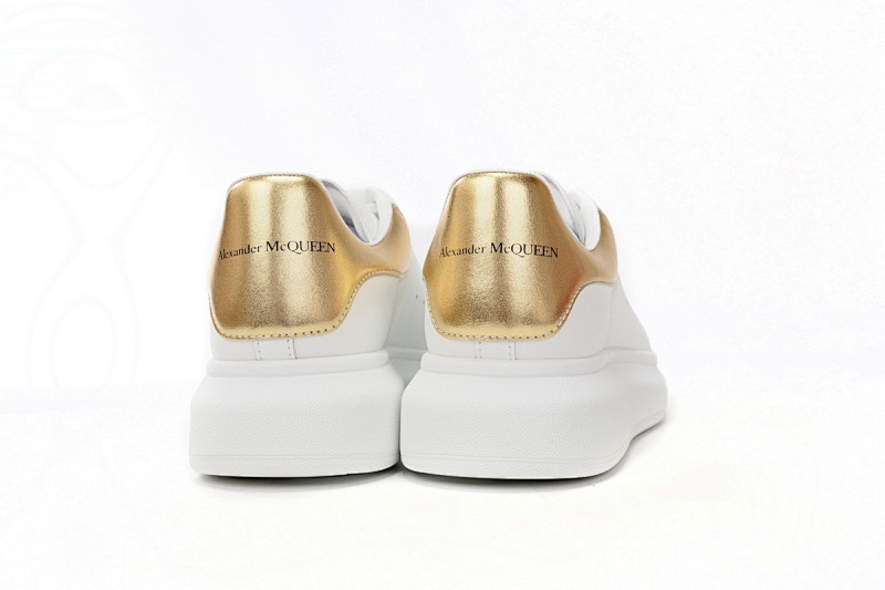 【CH1MK】金尾 麦昆头层皮女神专属夏季小白鞋 Alexander McQueen Sneaker Golden Tail