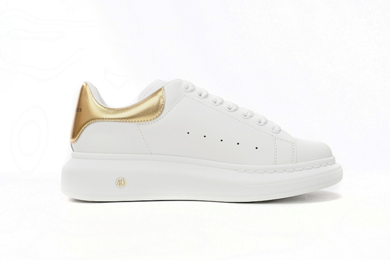 【CH1MK】金尾 麦昆头层皮女神专属夏季小白鞋 Alexander McQueen Sneaker Golden Tail