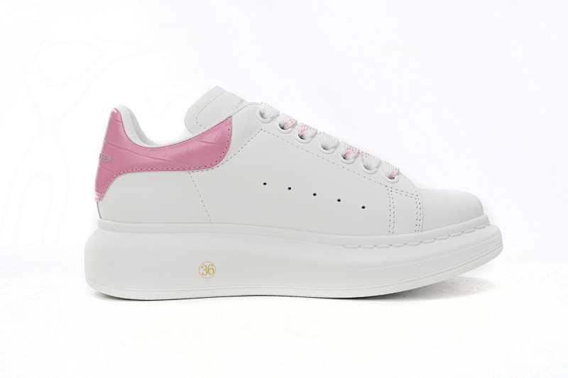 【CH1AP】粉色石纹 麦昆头层皮女神专属夏季小白鞋 Alexander McQueen Sneaker Pink Stone Pattern