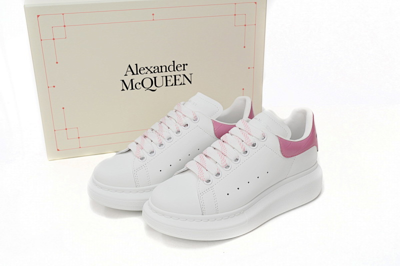 【CH1AP】粉色石纹 麦昆头层皮女神专属夏季小白鞋 Alexander McQueen Sneaker Pink Stone Pattern