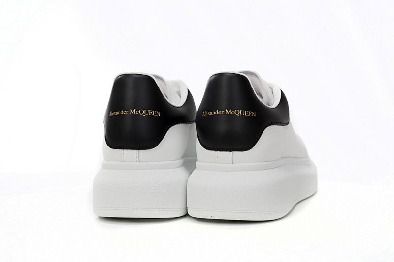 【CH1AP】黑皮 麦昆头层皮女神专属夏季小白鞋 Alexander McQueen Sneaker Black Skin