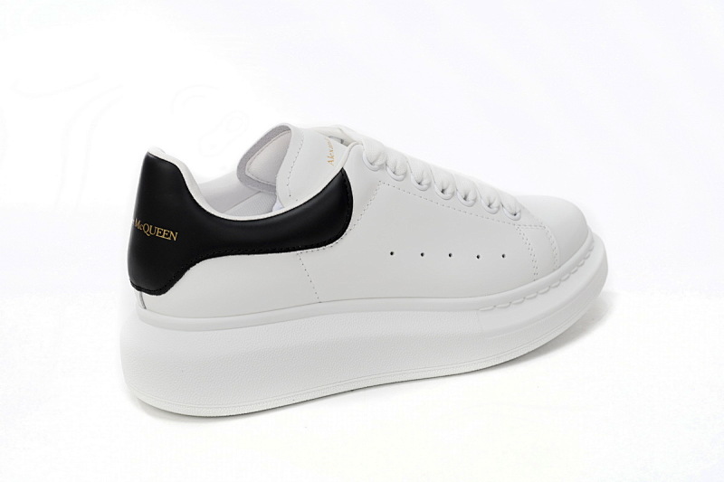 【CH1AP】黑皮 麦昆头层皮女神专属夏季小白鞋 Alexander McQueen Sneaker Black Skin