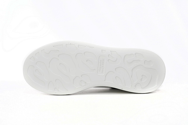【CH1AP】黑皮 麦昆头层皮女神专属夏季小白鞋 Alexander McQueen Sneaker Black Skin