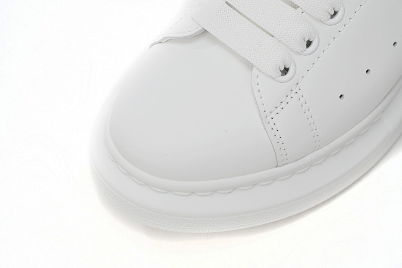 【CH1AP】黑皮 麦昆头层皮女神专属夏季小白鞋 Alexander McQueen Sneaker Black Skin