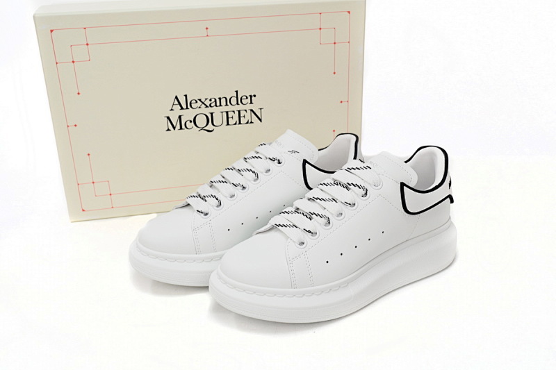 【CH1AP】白胶 麦昆头层皮女神专属夏季小白鞋 Alexander McQueen Sneaker White Glue