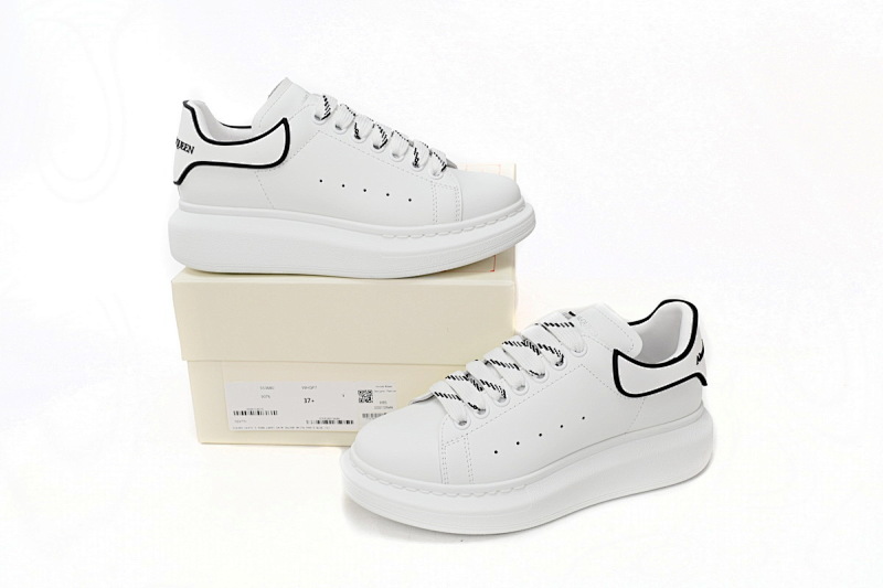 【CH1AP】白胶 麦昆头层皮女神专属夏季小白鞋 Alexander McQueen Sneaker White Glue