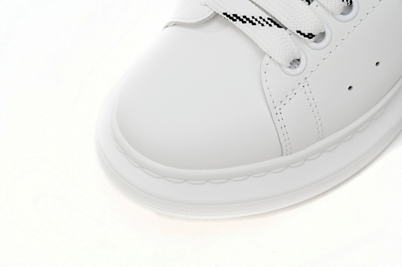 【CH1AP】白胶 麦昆头层皮女神专属夏季小白鞋 Alexander McQueen Sneaker White Glue